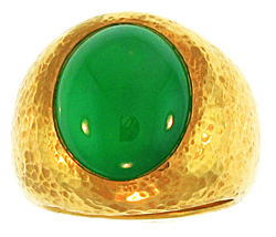 Fine Green Jade Ring #316904